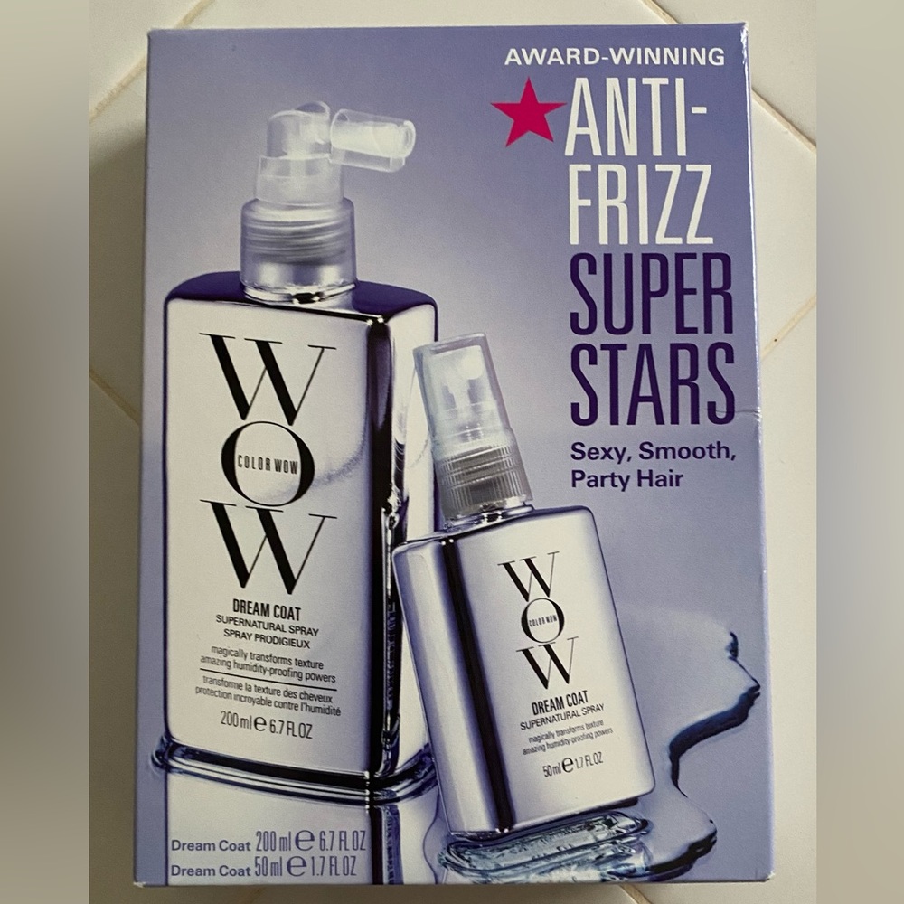 COLOR WOW Dream Coat Anti-Frizz Treatment Duo Hair set